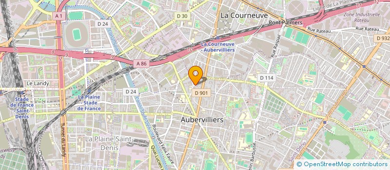 localisation de l'entreprise 853 960 342   AUBERVILLIERS