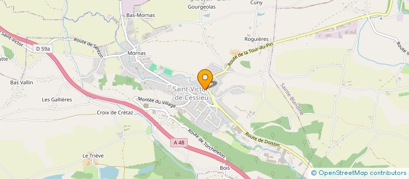 localisation de l'entreprise 853 973 063   SAINT-VICTOR-DE-CESSIEU