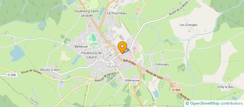 localisation de l'entreprise 853 994 523   SAULIEU