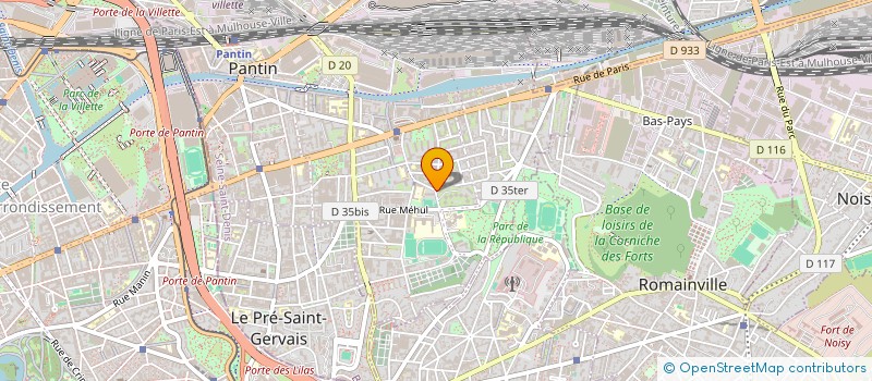 localisation de l'entreprise 854 017 480 à PANTIN