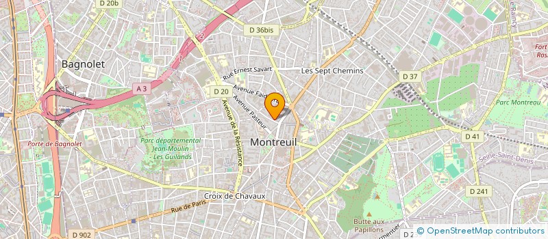 localisation de l'entreprise 854 019 338 à MONTREUIL