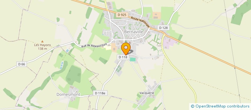 localisation de l'entreprise 854 020 179   BERNAVILLE