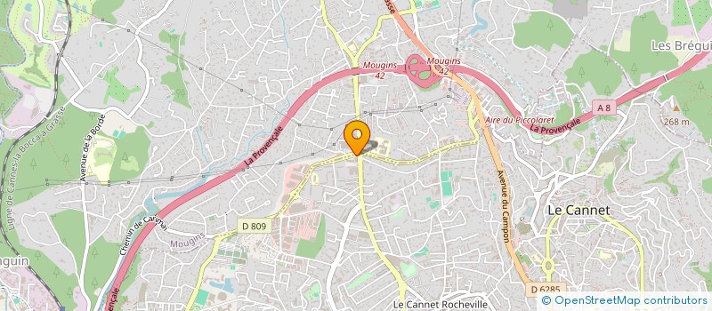 localisation de l'entreprise 854 042 686   CANNES