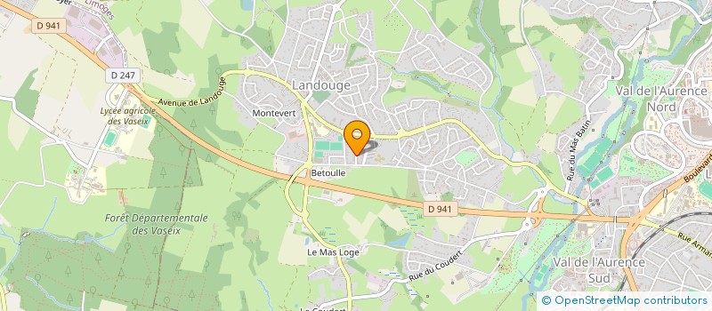localisation de l'entreprise 854 à LIMOGES