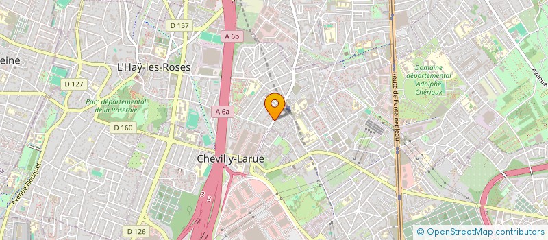 localisation de l'entreprise 85RDB  L'HAY-LES-ROSES