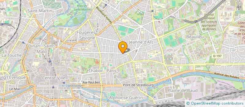 localisation de l'entreprise 86PA89I  RENNES
