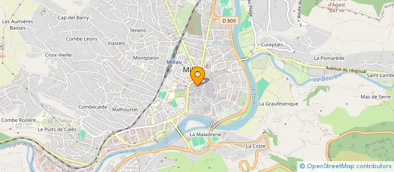 localisation de l'entreprise 86TALES  CAVANAC