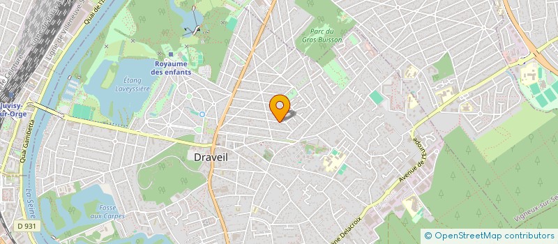 localisation de l'entreprise 87 BLR à DRAVEIL