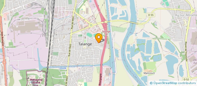 localisation de l'entreprise 87 GRAND'RUE à TALANGE