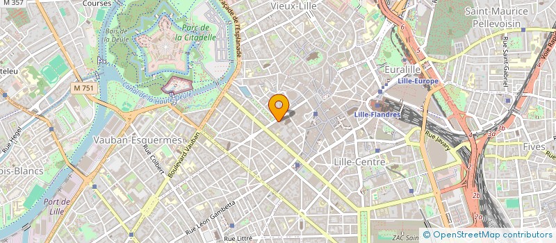 localisation de l'entreprise 87 RUE NATIONALE à LILLE