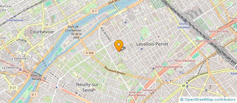 localisation de l'entreprise 87 SECONDES à LEVALLOIS-PERRET