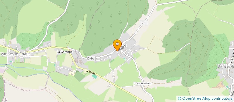 localisation de l'entreprise 877 475 350 à NEUFCHATEAU