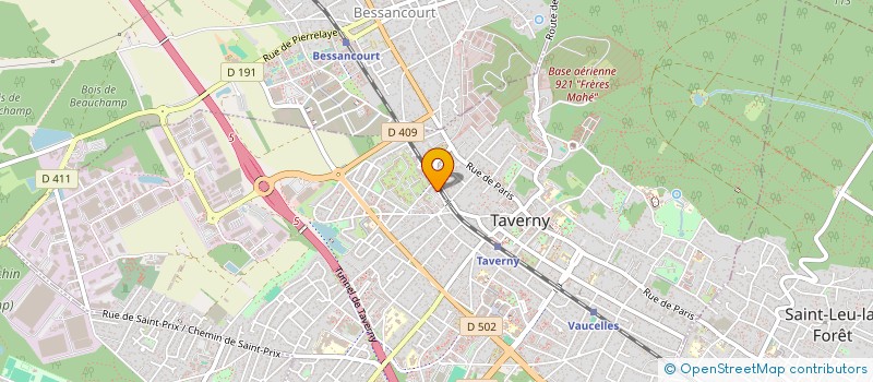 localisation de l'entreprise 877 489 161   TAVERNY