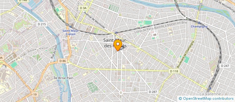 localisation de l'entreprise 877 495 903  à SAINT-MAUR-DES-FOSSES