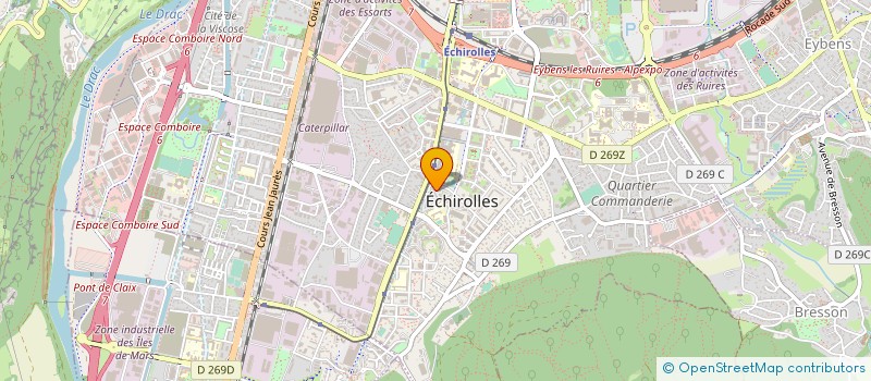 localisation de l'entreprise 877 509 810   ECHIROLLES