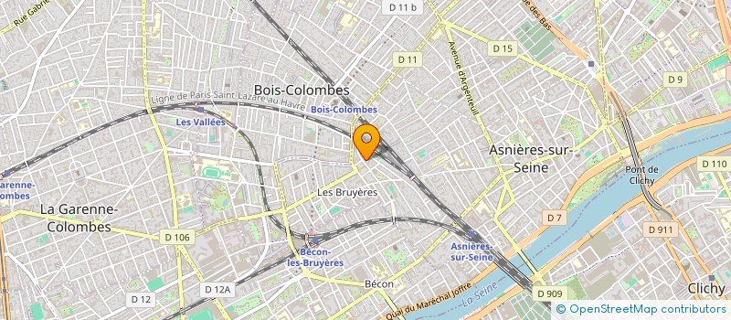 localisation de l'entreprise 877 514 653   ASNIERES-SUR-SEINE