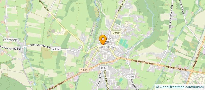 localisation de l'entreprise 877 519 579 à LANNEMEZAN