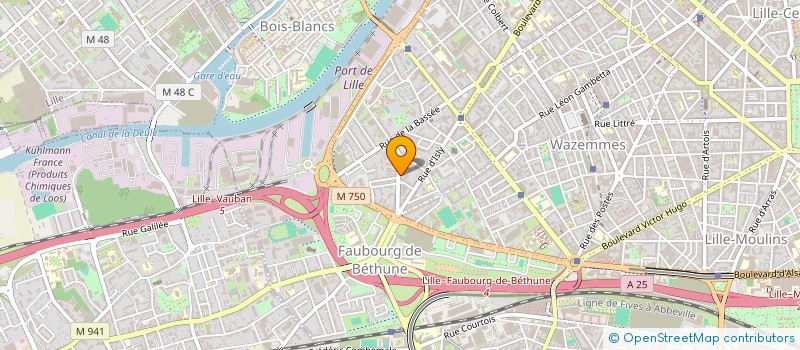 localisation de l'entreprise 877 543 694   LILLE