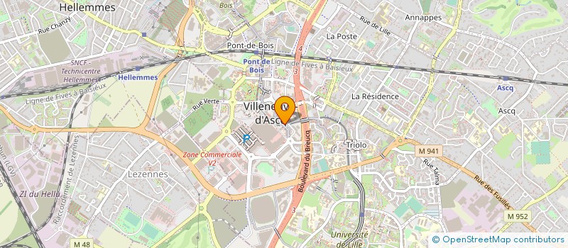 localisation de l'entreprise 877 543 744   HALLUIN