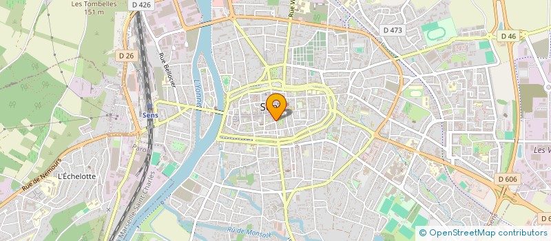 localisation de l'entreprise 877 543 777  à SENS