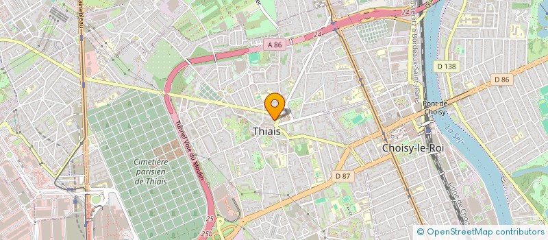 localisation de l'entreprise 877 546 366   THIAIS