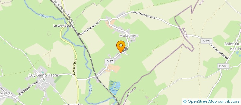 localisation de l'entreprise 877 571 398   MOLAGNIES