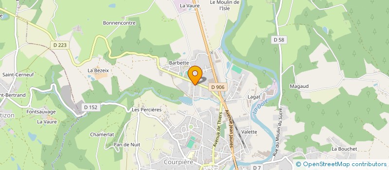 localisation de l'entreprise 877 575 118   CLERMONT-FERRAND