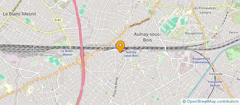 localisation de l'entreprise 877 579 516 à AULNAY-SOUS-BOIS