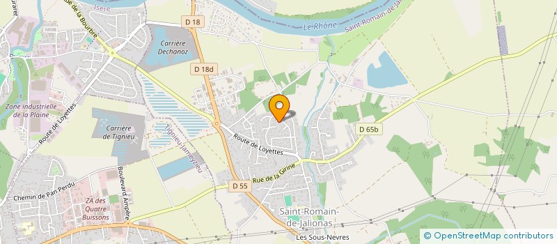 localisation de l'entreprise 877 590 463 à SAINT-ROMAIN-DE-JALIONAS