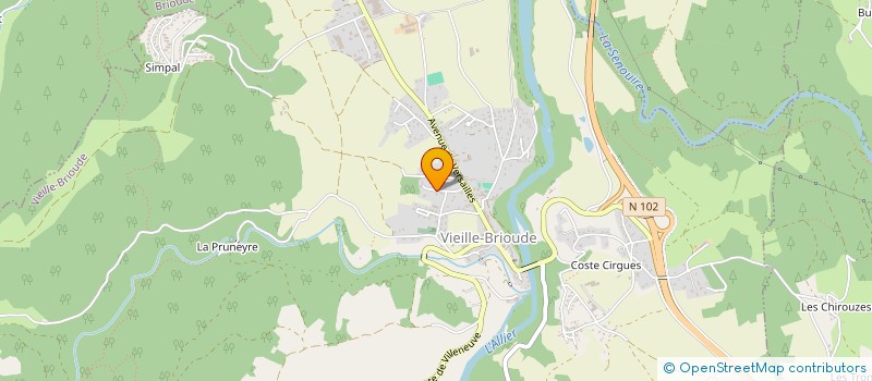localisation de l'entreprise 877 593 624 à VIEILLE-BRIOUDE