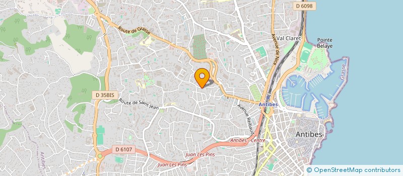 localisation de l'entreprise 877 610 030 à ANTIBES