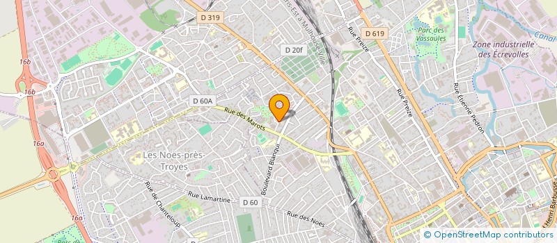 localisation de l'entreprise 877 636 100 à TROYES
