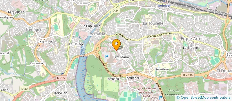 localisation de l'entreprise 877 637 850   QUIMPER