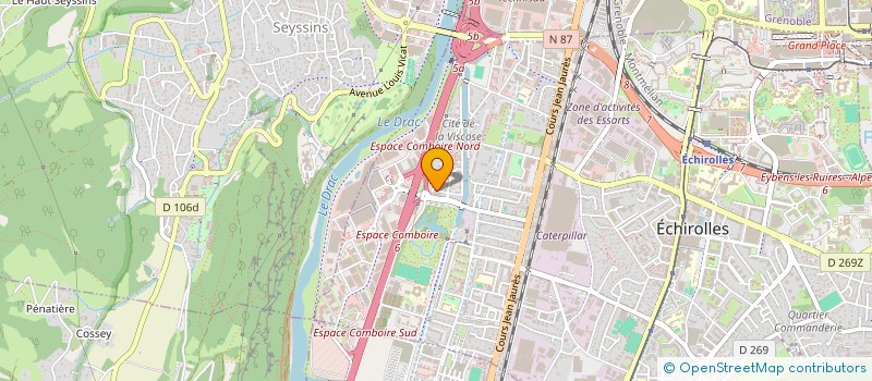 localisation de l'entreprise 877 640 250   ECHIROLLES