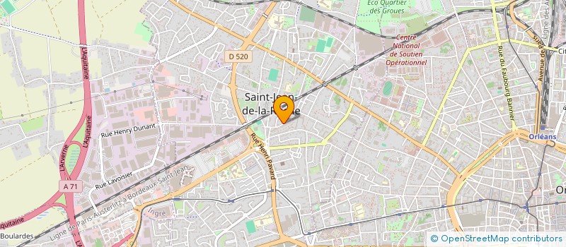 localisation de l'entreprise 877 656 553 à SAINT-JEAN-DE-LA-RUELLE