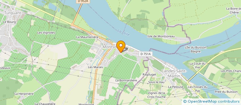 localisation de l'entreprise 877 668 848   MONTSOREAU