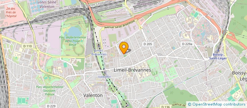 localisation de l'entreprise 877 670 166   LIMEIL-BREVANNES