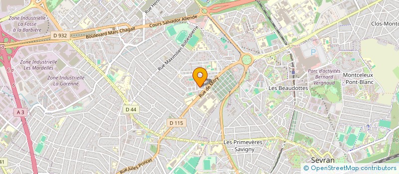 localisation de l'entreprise 877 671 313 à AULNAY-SOUS-BOIS