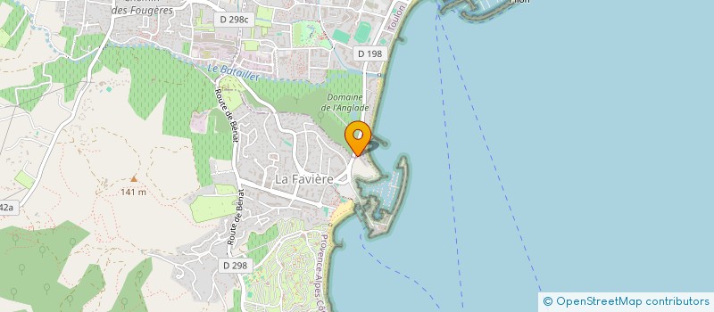 localisation de l'entreprise 877 678 995  à LE LAVANDOU