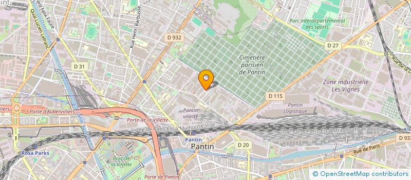 localisation de l'entreprise 877 685 404   PANTIN