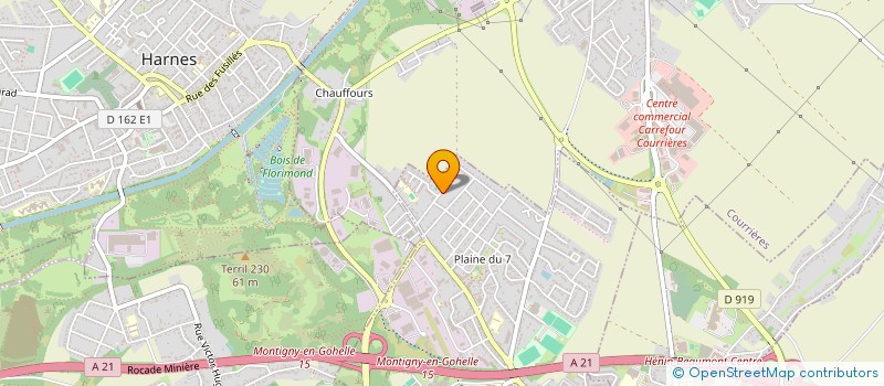 localisation de l'entreprise 877 700 526   MONTIGNY-EN-GOHELLE