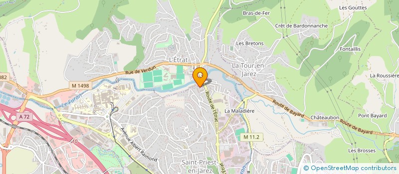 localisation de l'entreprise 877 735 688   SAINT-PRIEST-EN-JAREZ