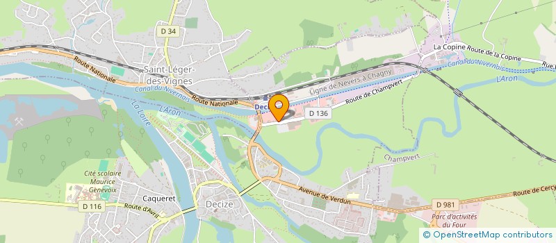 localisation de l'entreprise 877 753 970   SAINT-LEGER-DES-VIGNES