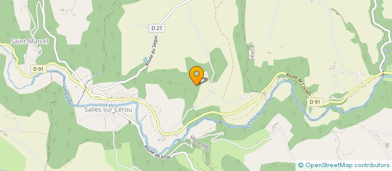 localisation de l'entreprise 877 767 061   SALLES