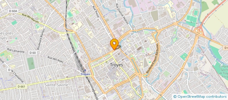 localisation de l'entreprise 877 767 590  à TROYES