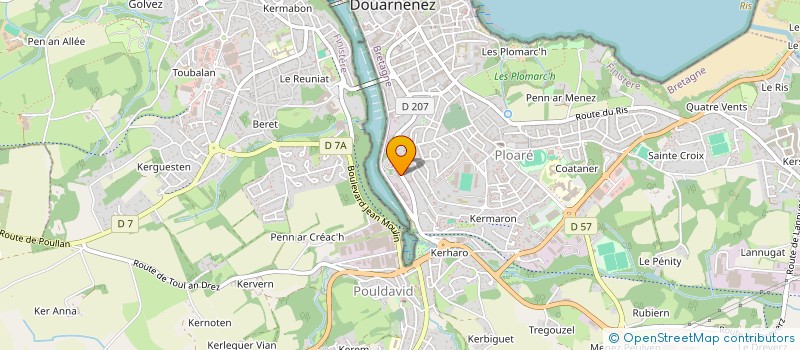 localisation de l'entreprise 877 774 216   DOUARNENEZ