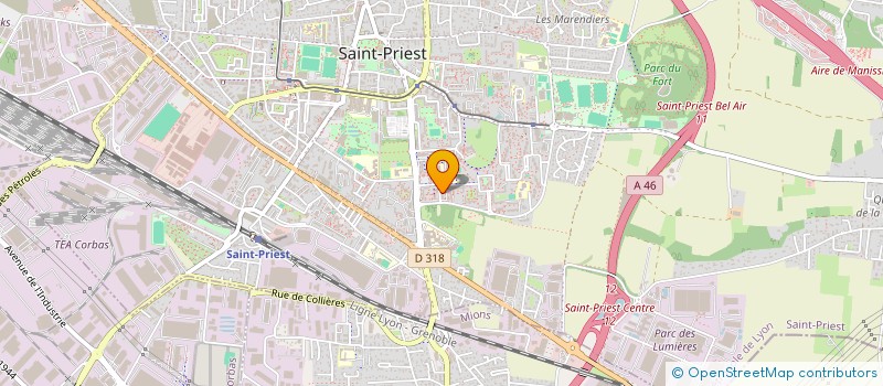 localisation de l'entreprise 877 806 802   SAINT-PRIEST