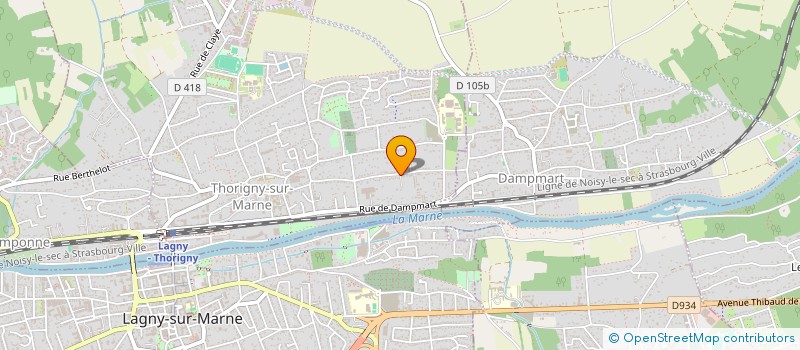 localisation de l'entreprise 877 818 914   THORIGNY-SUR-MARNE