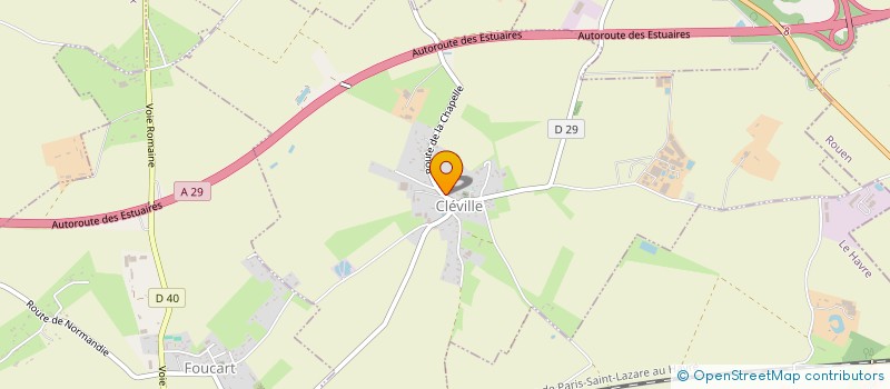 localisation de l'entreprise 877 833 038   CLEVILLE