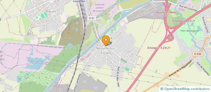 localisation de l'entreprise 877 842 955   NEUVILLE-SUR-ESCAUT